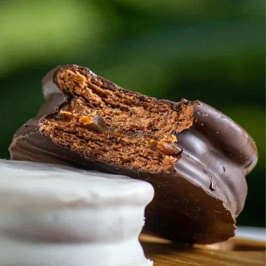 Alfajores artesanales de Santos Café